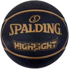 Spalding Míče basketbalové černé 7 Highlight Ball
