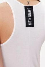 Calvin Klein dámské šaty Tank bílé s logem Velikost: XS
