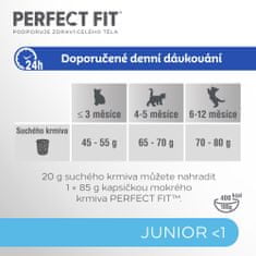 Perfect fit granule Junior s kuřecím masem 6x750g