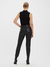 Vero Moda Dámské kalhoty VMBRENDA Straight Fit 10268460 Black (Velikost 32/32)