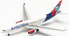 Herpa Airbus A330-243, Air Serbia, "Nikola Tesla", Srbsko, 1/500