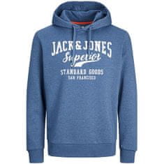 Jack&Jones Pánská mikina JJELOGO Regular Fit 12238250 Ensign Blue (Velikost L)