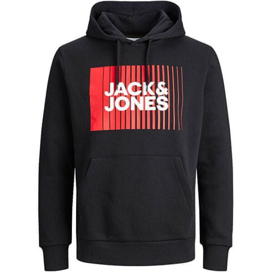 Jack&Jones Plus Pánská mikina JJECORP Regular Fit 12236806 Black