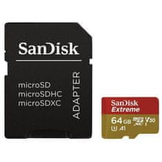 SanDisk Extreme/micro SDXC/64GB/170MBps/UHS-I U3 / Class 10/+ Adaptér