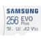 Samsung MicroSDXC 256GB EVO Plus+SD adap