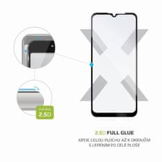 FIXED Ochranné tvrzené sklo FIXED Full-Cover pro Motorola Moto G Play (2021), lepení přes celý displej, černé