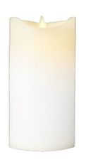 SIRIUS , LED svíčka Sara Exclusive, ø7,5x 15 cm | bílá