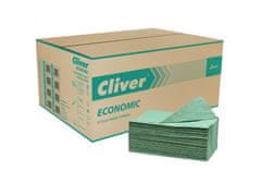 sarcia.eu Cliver Ekologický, jednovrstvý skládaný ručník, zelený papírový ručník 4000 kusy