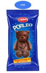 Aldiva Porleo tmavý čokoládový medvídek 50g (4 ks)
