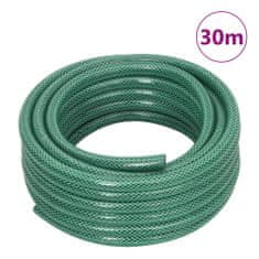 Vidaxl Zahradní hadice zelená 0,6" 30 m PVC