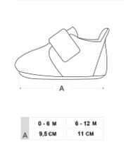 YOCLUB Yoclub Dívčí boty na suchý zip OBO-0186G-6500 Grey 0-6 měsíců