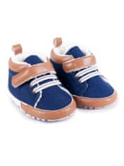 YOCLUB Yoclub Dětské chlapecké boty OBO-0195C-1900 Navy Blue 0-6 měsíců