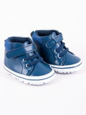 YOCLUB Yoclub Dětské chlapecké boty OBO-0198C-1900 Navy Blue 6-12 měsíců