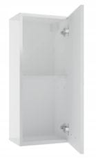 Deftrans Koupelnová nástěnná skříňka bílý lesk Mea 71 cm