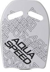 Aqua Speed Plavecké desky AQUA SPEED WAVE Kickboard 26 stříbrná/černá OS