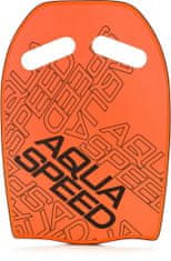 Aqua Speed Plavecké desky AQUA SPEED WAVE Kickboard 75 oranžová/černá OS