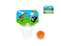 Mikro Trading KRTEK basketbalový koš 33x25 cm s míčem 9 cm v krabičce
