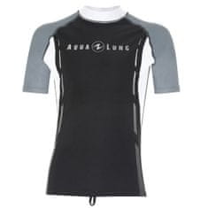 AQUALUNG pánské tričko RASHGUARD TOP LYCRA, černá/šedá, Velikost: S