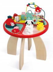 Janod Vzdělávací stolek velký dřevěný Baby Forest