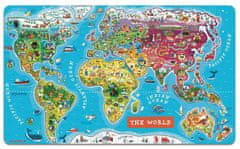 Janod Magnetické puzzle Mapa světa
