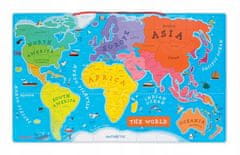Janod Magnetické puzzle Mapa světa