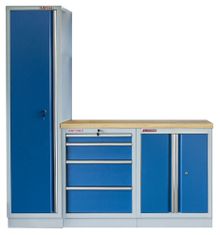 AHProfi Sestava kvalitního PROFI BLUE dílenského nábytku, 4 ks - MTGS1300BAL06