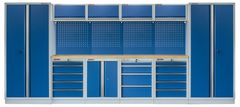 AHProfi Kvalitní PROFI BLUE dílenský nábytek - 4535 x 2000 x 495 mm - MTGS1300AE