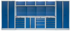 AHProfi Kvalitní PROFI BLUE dílenský nábytek - 4535 x 2000 x 495 mm - MTGS1300AP
