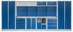 AHProfi Kvalitní PROFI BLUE dílenský nábytek - 4535 x 2000 x 495 mm - MTGS1301AM