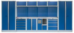 AHProfi Kvalitní PROFI BLUE dílenský nábytek - 4535 x 2000 x 495 mm - MTGS1301AN