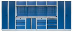 AHProfi Kvalitní PROFI BLUE dílenský nábytek - 4535 x 2000 x 495 mm - MTGS1300A22