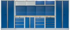 AHProfi Kvalitní PROFI BLUE dílenský nábytek - 4535 x 2000 x 495 mm - MTGS1300A1
