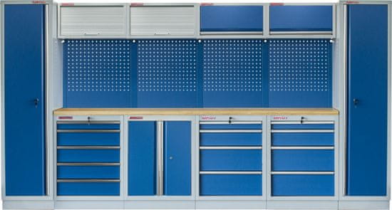 AHProfi Kvalitní PROFI BLUE dílenský nábytek 3920 x 495 x 2000 mm - MTGS1300A7
