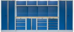AHProfi Kvalitní PROFI BLUE dílenský nábytek - 4535 x 2000 x 495 mm - MTGS1300A2 Blue