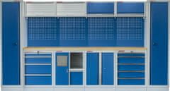 AHProfi Kvalitní PROFI BLUE dílenský nábytek 3920 x 495 x 2000 mm - MTGS1301AB