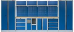 AHProfi Kvalitní PROFI BLUE dílenský nábytek - 4535 x 495 x 2000 mm - MTGS1301AE