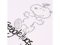 sarcia.eu Snoopy Dívčí pyžamo s krátkým rukávem, bílé a šedé pyžamo 9 let 134 cm