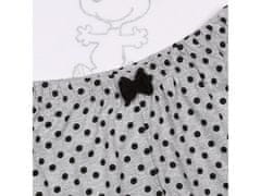 sarcia.eu Snoopy Dívčí pyžamo s krátkým rukávem, bílé a šedé pyžamo 10 let 140 cm