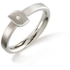Boccia Titanium Titanový prsten s diamantem 0141-02 (Obvod 54 mm)