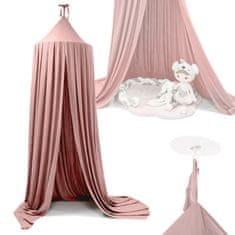 Aga Závěsný baldachýn nad postel Růžový