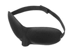 Iso Trade Maska na spaní 3D + špunty do uší Černá ISO