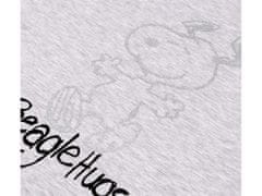 sarcia.eu Snoopy Peanuts Dívčí pyžamo s krátkým rukávem, šedé a růžové pyžamo 10 let 140 cm