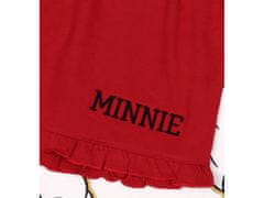 sarcia.eu Minnie Mouse Disney krémové a červené pyžamo s krátkým rukávem, letní pyžamo 9 let 134 cm
