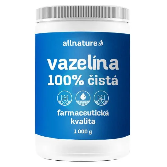 Allnature Vazelína 100% čistá farmaceutická kvalita, 1000 g