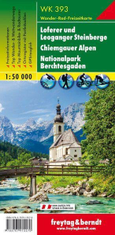 Freytag & Berndt WK 393 Lofer, Leogang, Steinberge 1:50 000 / turistická mapa