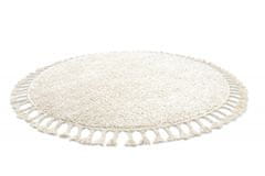 Dywany Łuszczów AKCE: 160x160 (průměr) kruh cm Kusový koberec Berber 9000 cream kruh 160x160 (průměr) kruh
