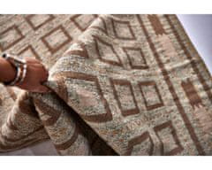 Diamond Carpets Ručně vázaný kusový koberec Guggenheim DESP P81 Brown Natural 80x150