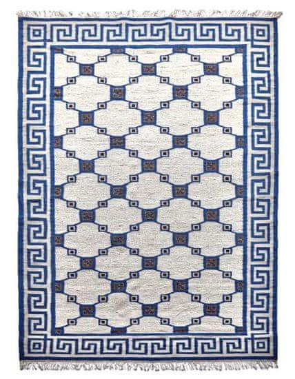 Diamond Carpets Ručně vázaný kusový koberec Geo DESP P82 Silver Blue