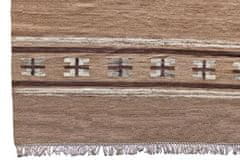 Diamond Carpets Ručně vázaný kusový koberec Ginger DESP P83 Brown Cream 80x150