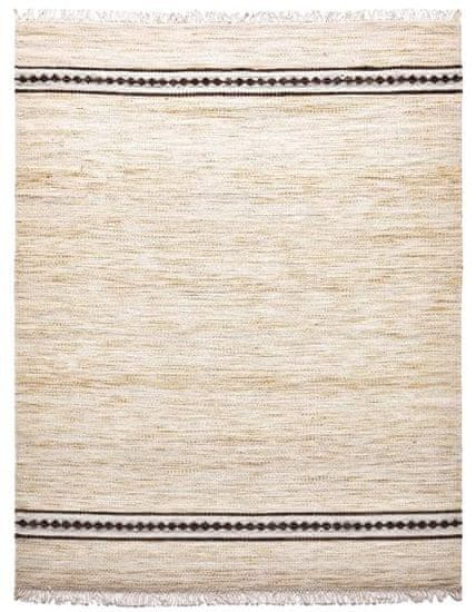 Diamond Carpets Ručně vázaný kusový koberec Biscuit DESP HL63 Ivory White